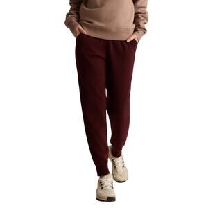 New Quince Women’s Rich Burgundy Mongolian Cashmere Sweatpants Size XL 3722